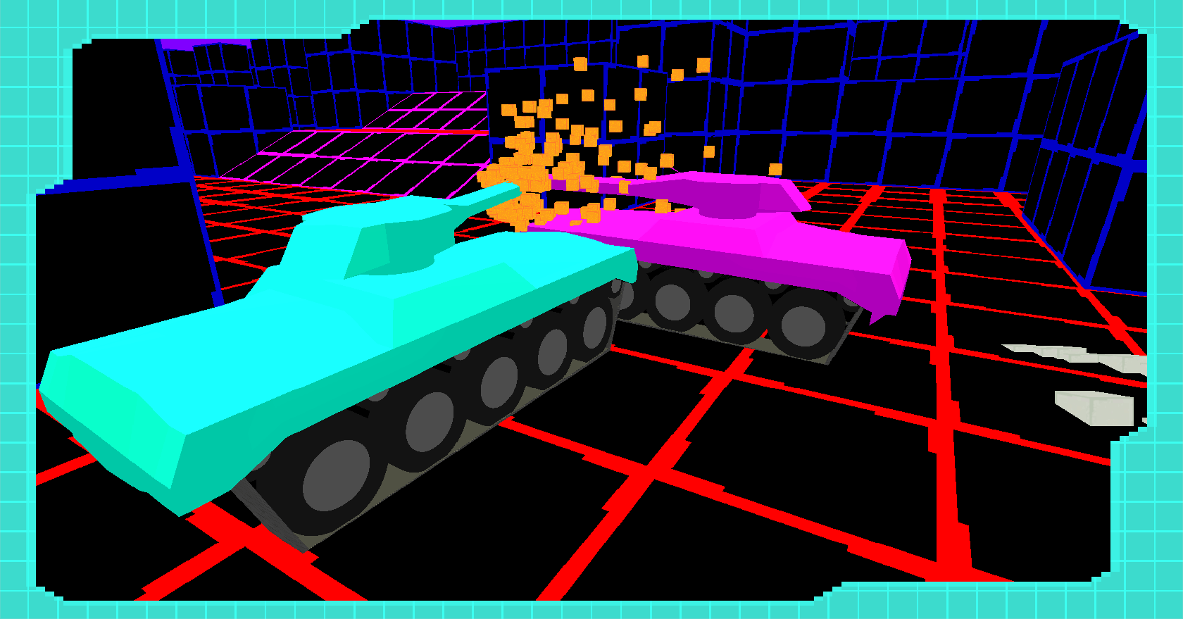 An image of my tank game's free for all gamemode